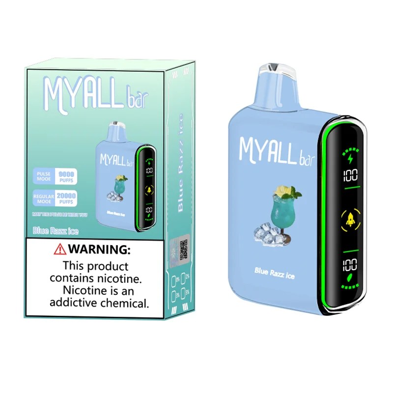 Blue Razz ice MYALL Bar 20000 Puffs Disposable Vape