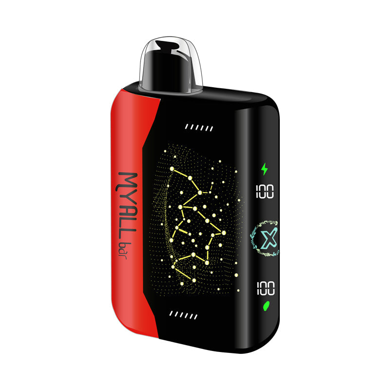 Strawberry Watermelon of MYALL bar Starry 26000 Puffs