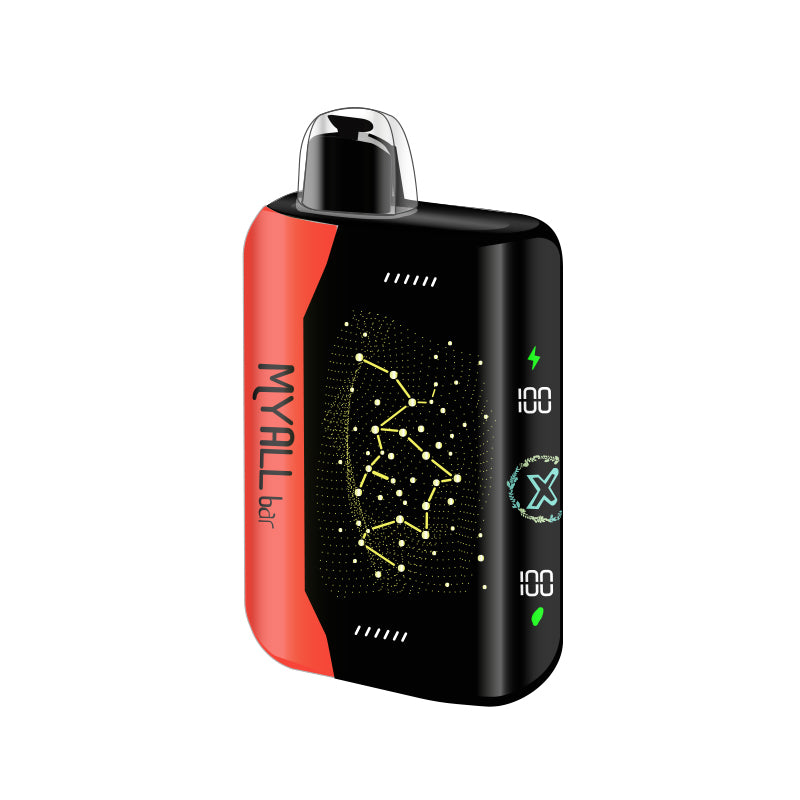 Watermelon ice of MYALL bar Starry 26000 Puffs